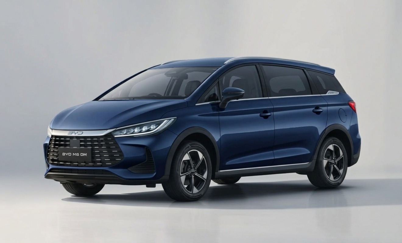 BYD M6 DM Quartz Blue